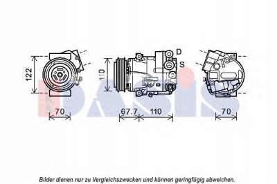 AKS DASIS 852691n -  Компрессор, кондиционер
